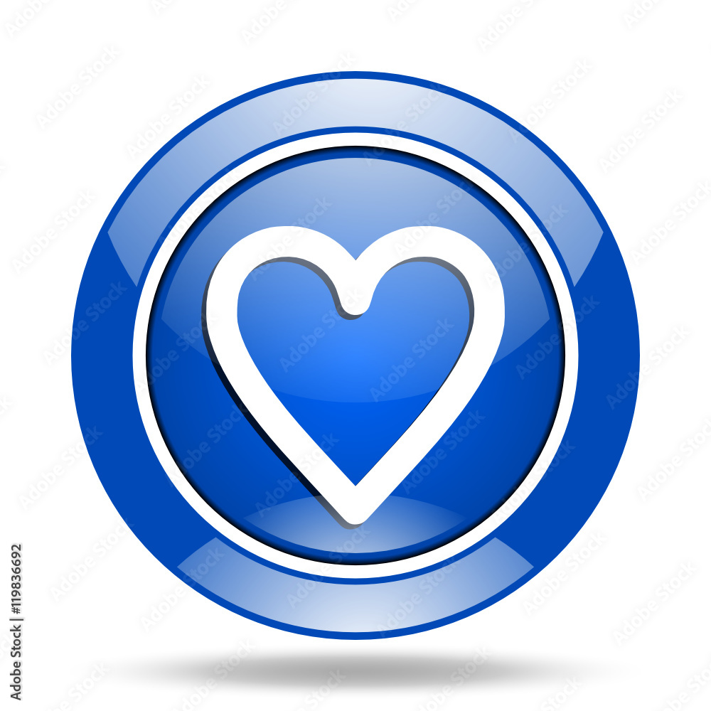 Modern design blue glossy web vector icon Modern design blue glossy web vector icon