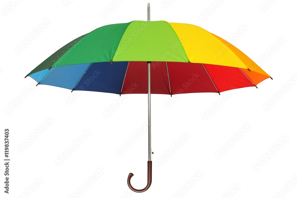 Rainbow umbrella - obrazy, fototapety, plakaty 