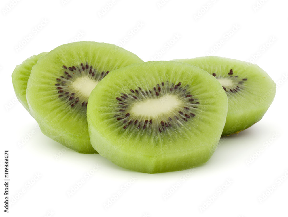 sliced Kiwi fruit isolated on white background cutout sliced Kiwi fruit isolated on white background cutout