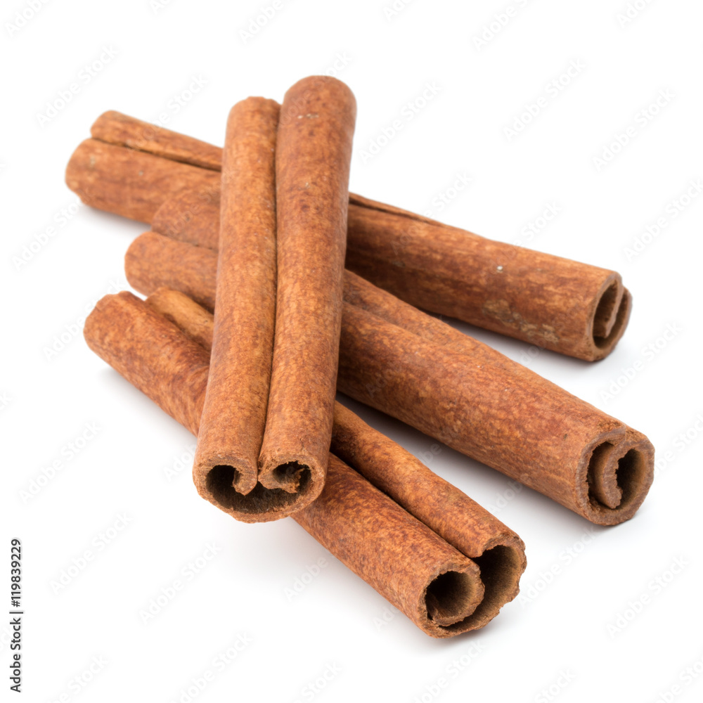 cinnamon stick spice isolated on white background closeup cinnamon stick spice isolated on white background closeup