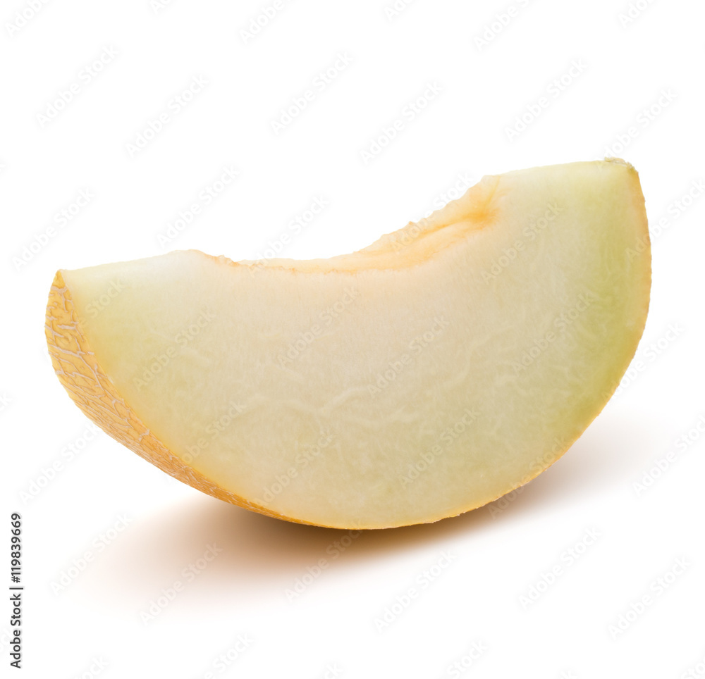melon slice isolated on white background cutout melon slice isolated on white background cutout