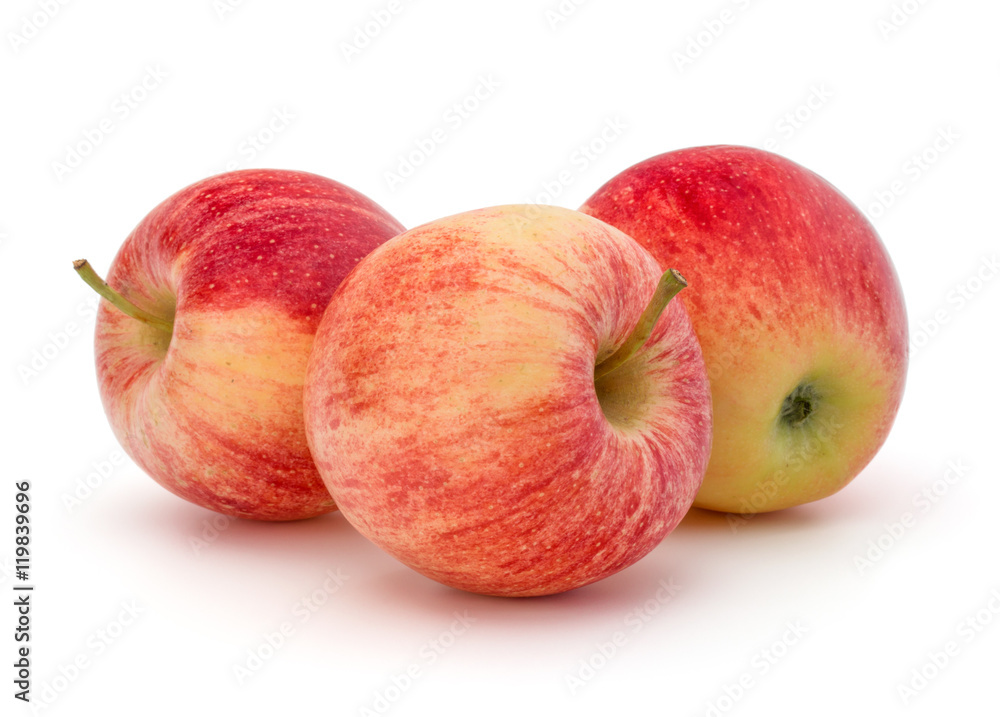 Red apple isolated on white background cutout Red apple isolated on white background cutout