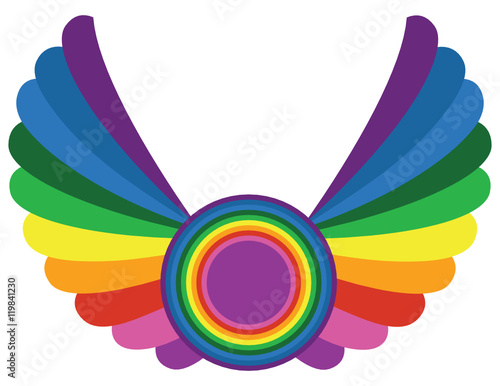Logp in Regenbogenfarben