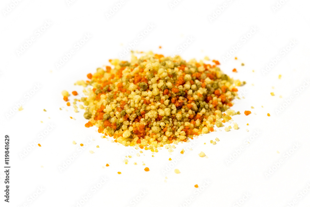Multicolored couscous isolated on white background
Multicolored couscous isolated on white background