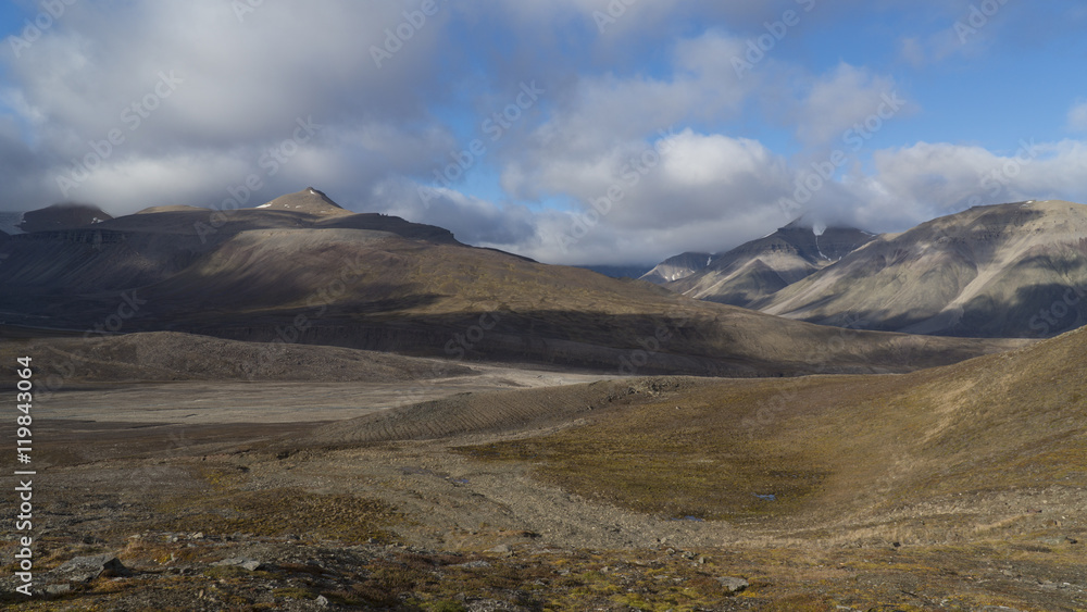 Mountains at Svalbard, Spitzbergen