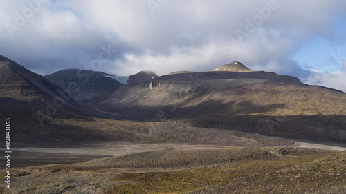 Mountains at Svalbard, Spitzbergen