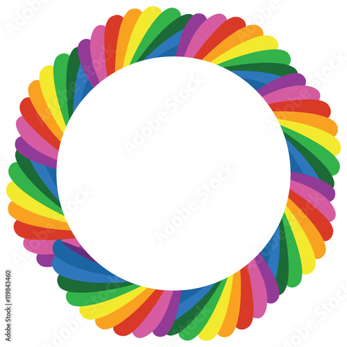 Logo in Regenbogenfarben