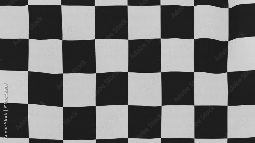 Loopable: Racing flag waving in the wind...Highly detailed fabric texture for 4K resolution. 15 seconds loop. Loopable: Racing flag waving in the wind...Highly detailed fabric texture for 4K resolution. 15 seconds loop.