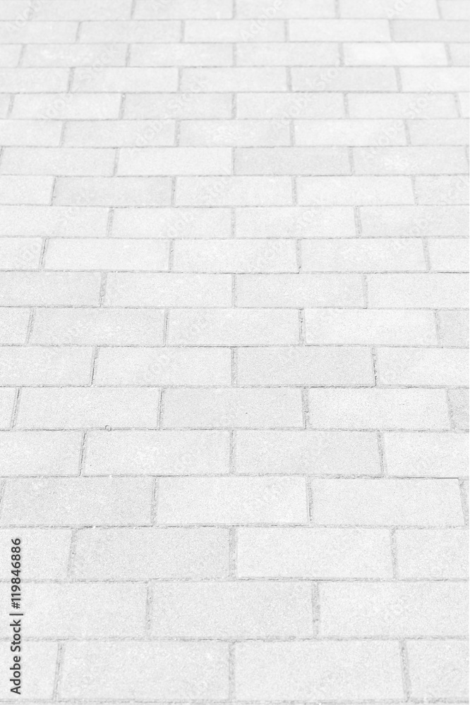 Naklejka premium Close - up street floor tiles as background.