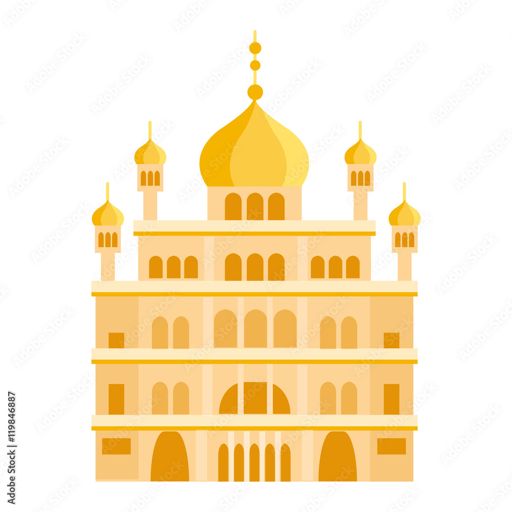 Cathedral and churche infographic temple building landmark tourism vector. Temple building world religions. Cathedral and churche temple building.