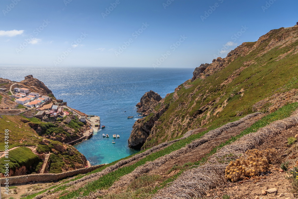 Vista da ilha das Berlengas em Peniche Portugal Vista da ilha das Berlengas em Peniche Portugal