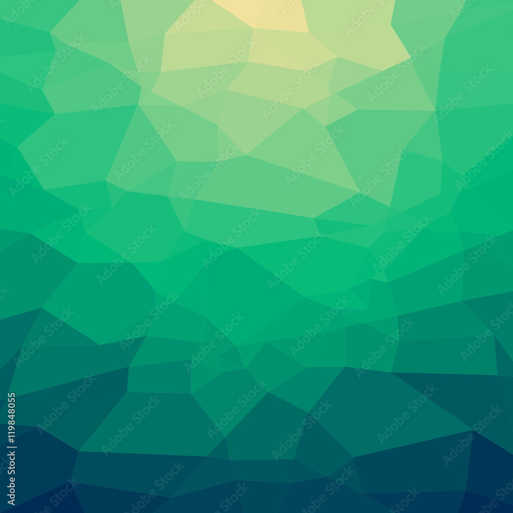 Green polygon background Green polygon background