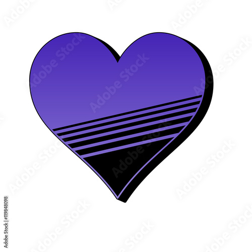 ikona retro lata 80 wektor