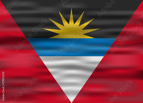 Free Download realistic flag antigua and barbuda - GFXLoad