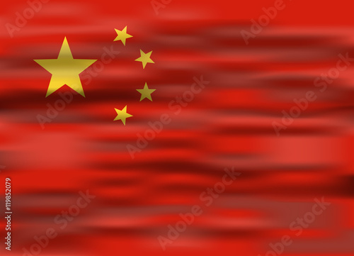 realistic flag china
