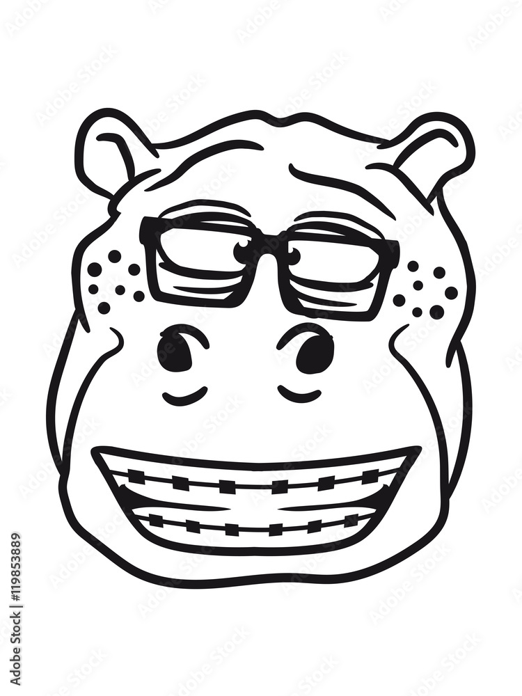 head, face, nerd geek hornbrille clever clever pimple freak zahnspange funny hippopotamus thick large comic cartoon head, face, nerd geek hornbrille clever clever pimple freak zahnspange funny hippopotamus thick large comic cartoon