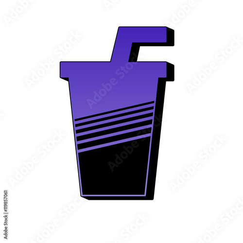 ikona retro lata 80 wektor