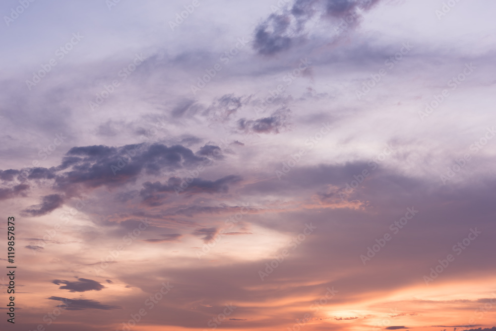 Obraz premium sky sunset background