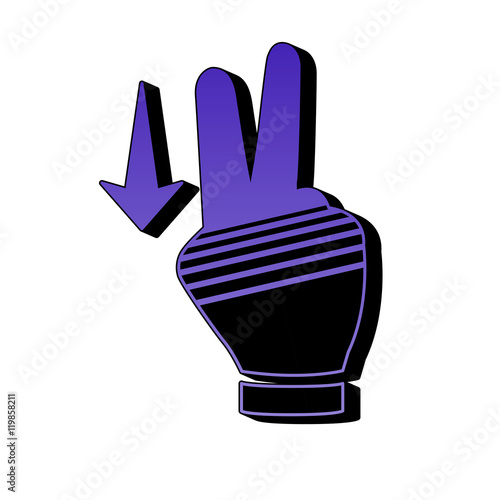 ikona retro lata 80 wektor