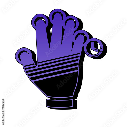 ikona retro lata 80 wektor