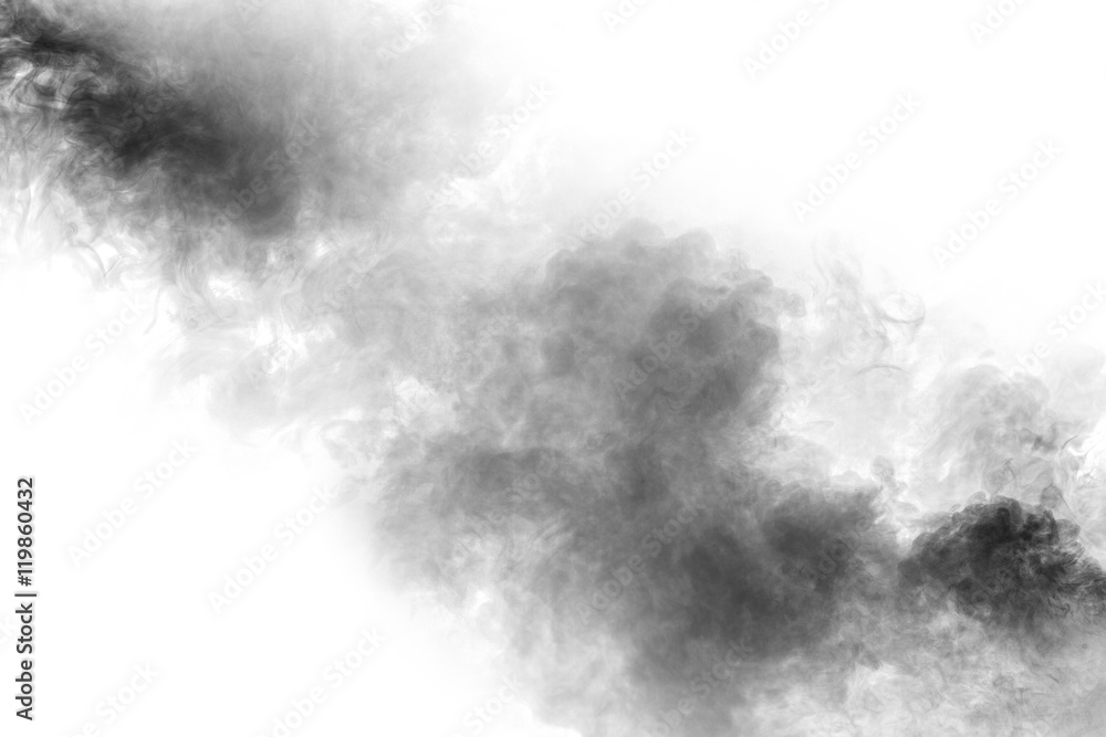 Smoke on white background Smoke on white background