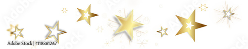 Stern Sterne Star Stars Gold Reihe Band Banner
