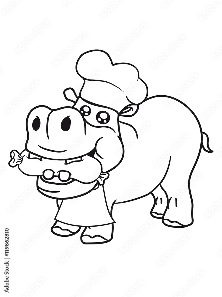grilling, cook, chef, hotdog meat tasty food hungry grill master apron chef hat sweet little cute baby hippo happy child grilling, cook, chef, hotdog meat tasty food hungry grill master apron chef hat sweet little cute baby hippo happy child