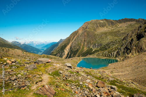Hiking in the Tyrolean Alps / Blaue Lacke, Stubaital, Tyrol