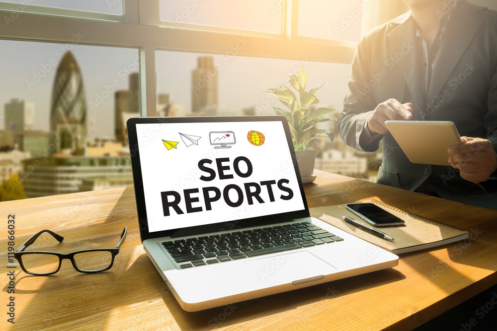 Fototapeta premium SEO REPORTS