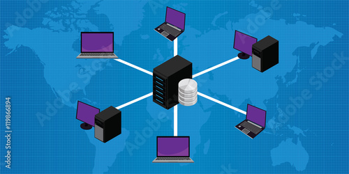 Network connection to server