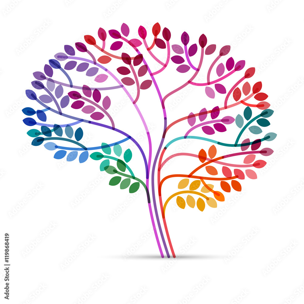Creative concept of the brain as a tree, eps10 vector Creative concept of the brain as a tree, eps10 vector