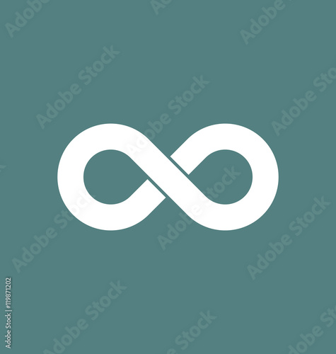 Infinity symbol icons vector illustration. Unlimited, limitless
