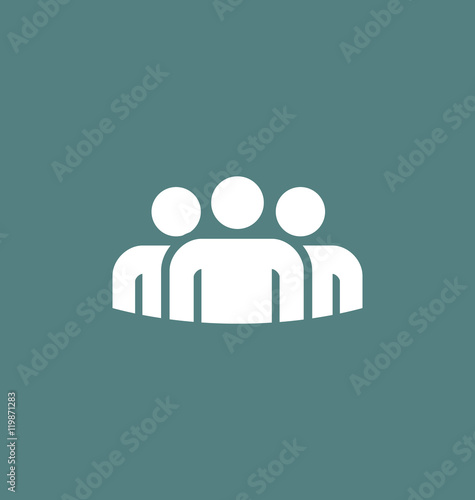 Group of people icon vector