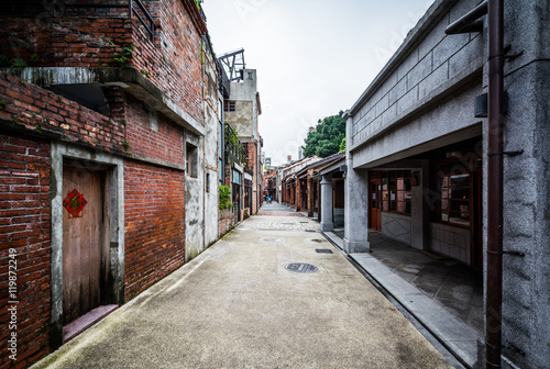 Street at the Bopiliao Historical Block  in the Wanhua District 