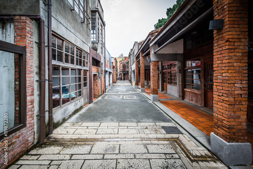 Street at the Bopiliao Historical Block, in the Wanhua District,