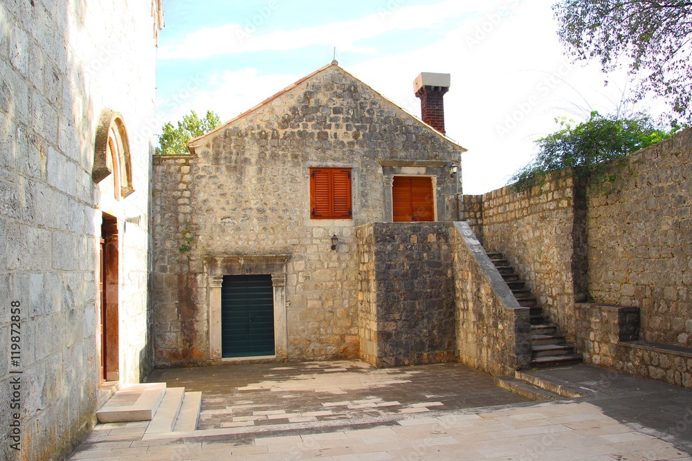 Stone house on Peljesac in Croatia