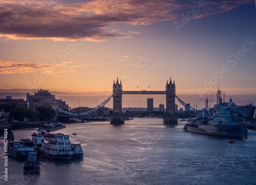 Sunrise over Tower Bridge
