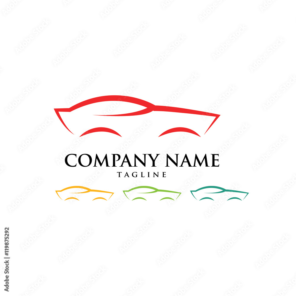 Car Automotive Race Logo Icon Vector