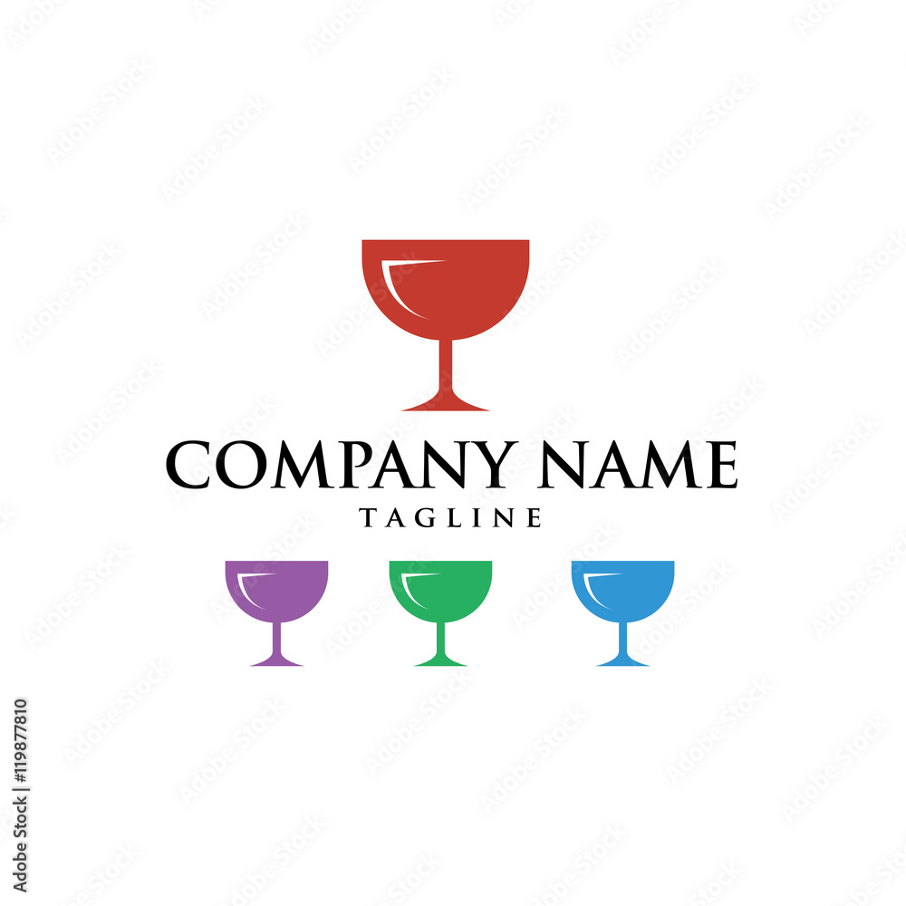 Beer Whiskey Barrel Drink Logo Icon Vector