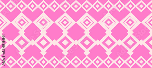Elegant decorative border made up of square pink and rose