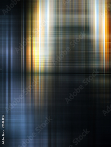 Abstract background in blue, black, orange, white colors 