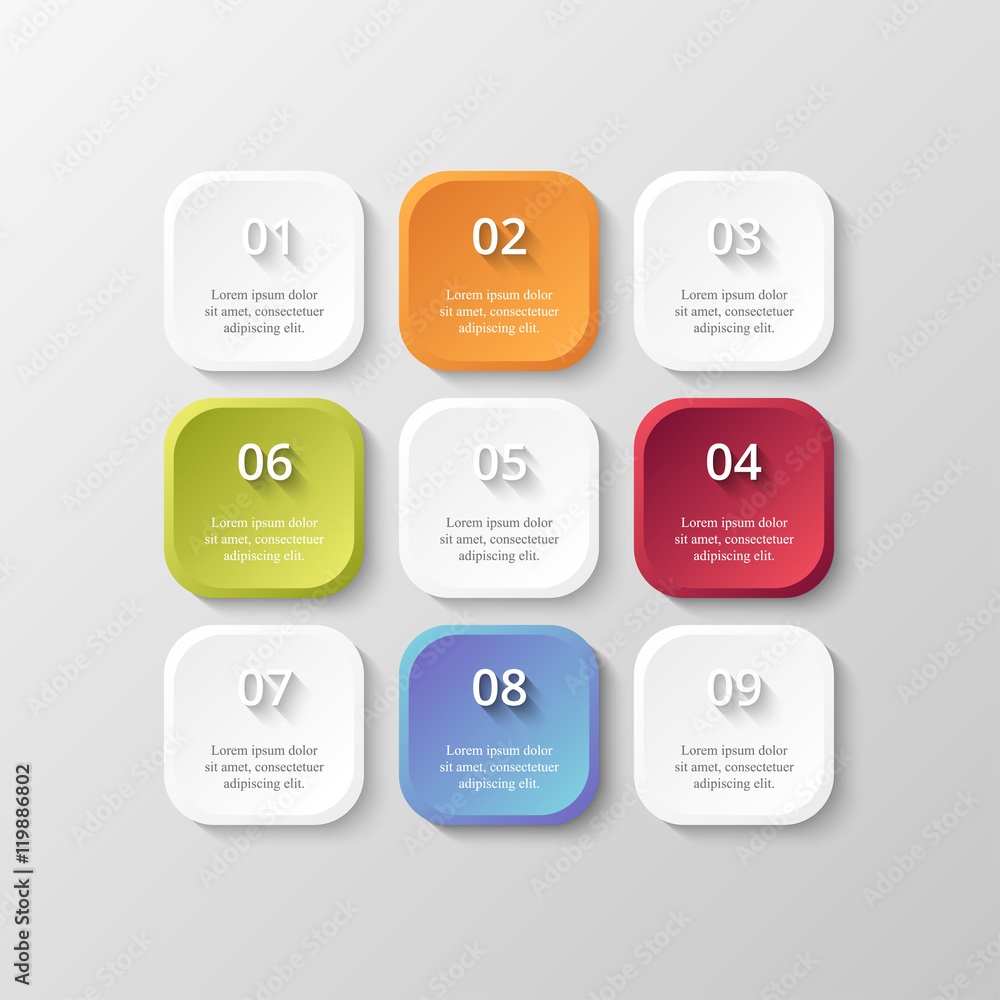 Vector business template for presentation. Vector business template for presentation.