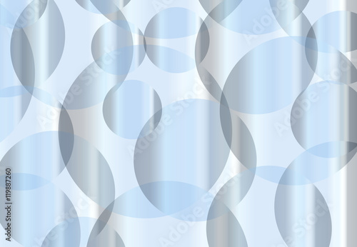 Abstract Cold Blue Circles