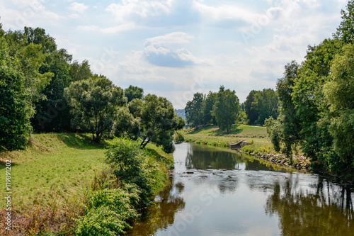 river in summer