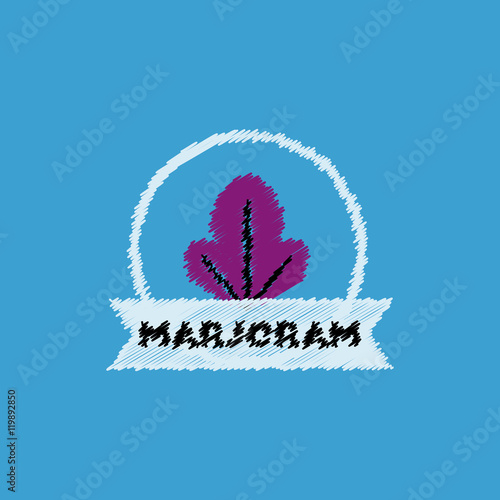 flat vector icon design collection Kitchenware seasoning marjoram