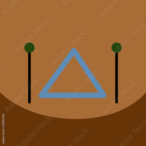 flat vector icon design collection musical instrument