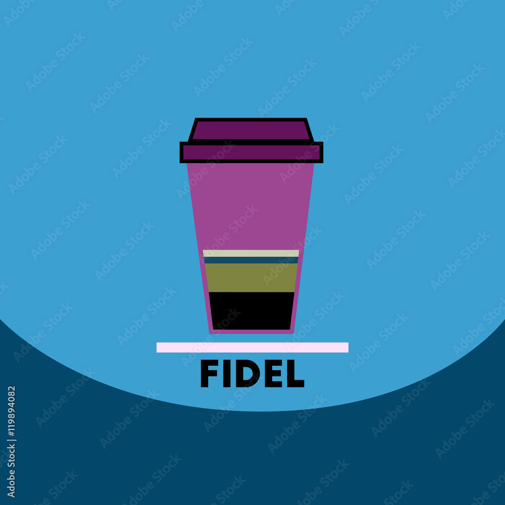 flat vector icon design collection fidel coffee to go flat vector icon design collection fidel coffee to go