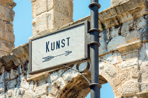 Schild 115 - Kunst photo