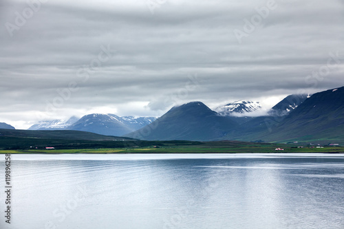 Fototapeta Naklejka Na Ścianę i Meble -  View at mountain landscape in Iceland