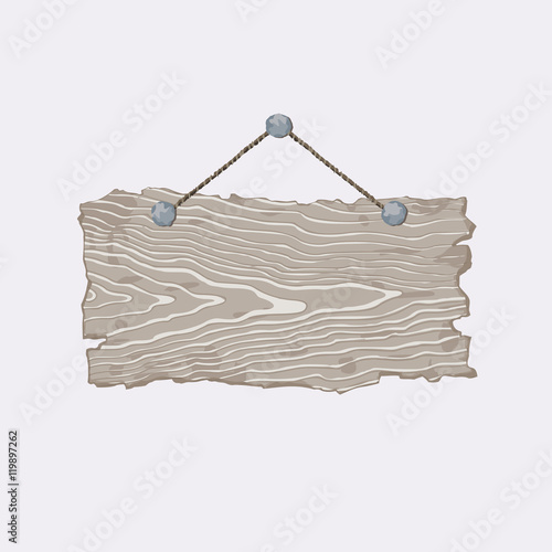 Gray Wooden Sign